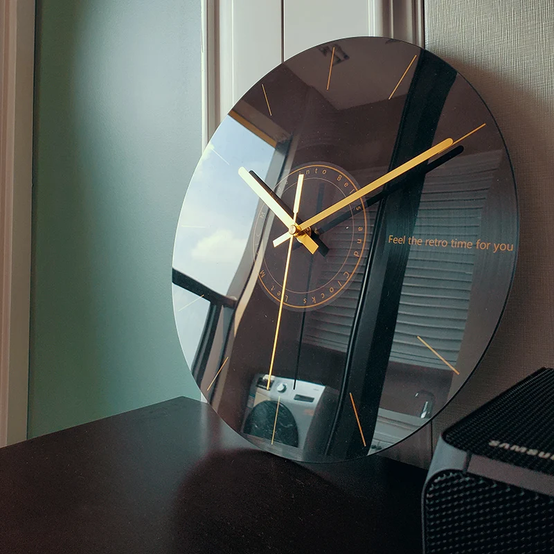Luxury Watch House - Reloj de pared silencioso de lujo,