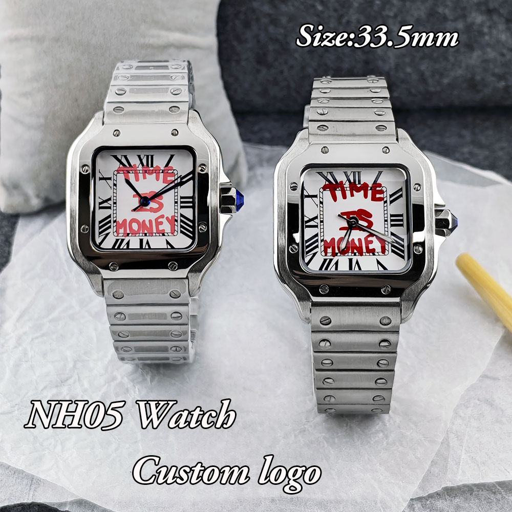 Luxury Watch Logos - Nuevo reloj cuadrado NH05, reloj Time