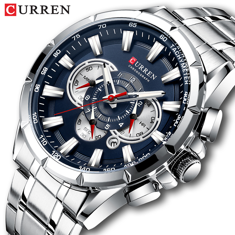 Luxury Watch Manufacturers - Reloj de pulsera CURREN para hombre,