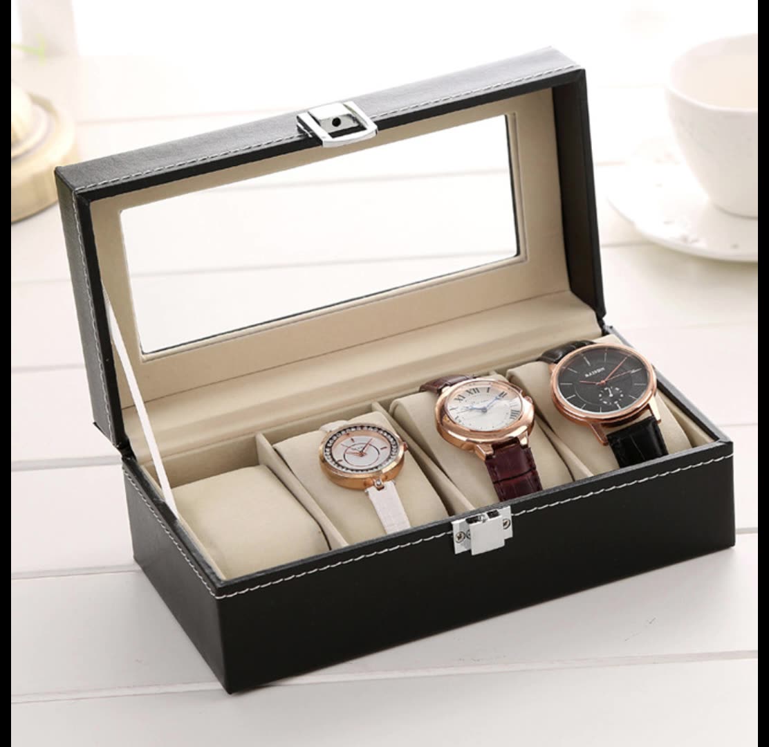 Luxury Watch Packaging Box - DELESYS Caja de reloj de PU