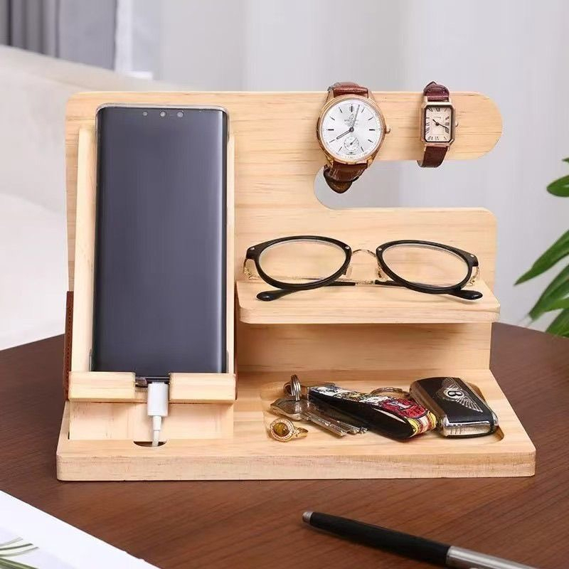 Luxury Watch House - Estante de almacenamiento ligero de madera