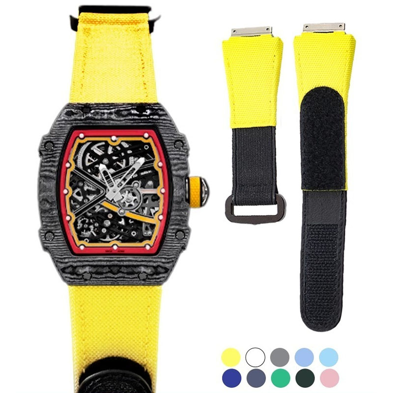 Luxury Watch Richard Mille - Correa de goma FKM hecha a