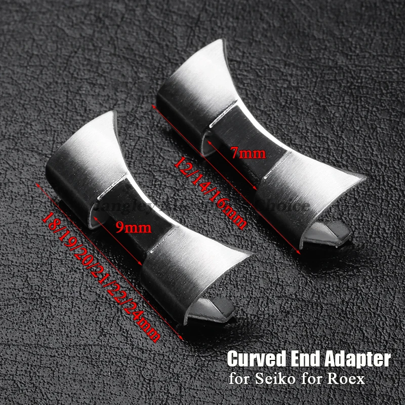 Luxury Watch Logos - Enlace de extremo curvado para conector