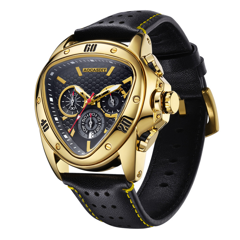 Watch Triangle Luxury - Reloj Triangular Moderno para Hombre, Relojes