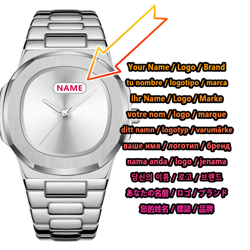 Luxury Watch Logos - Reloj de Cuarzo para Hombre con
