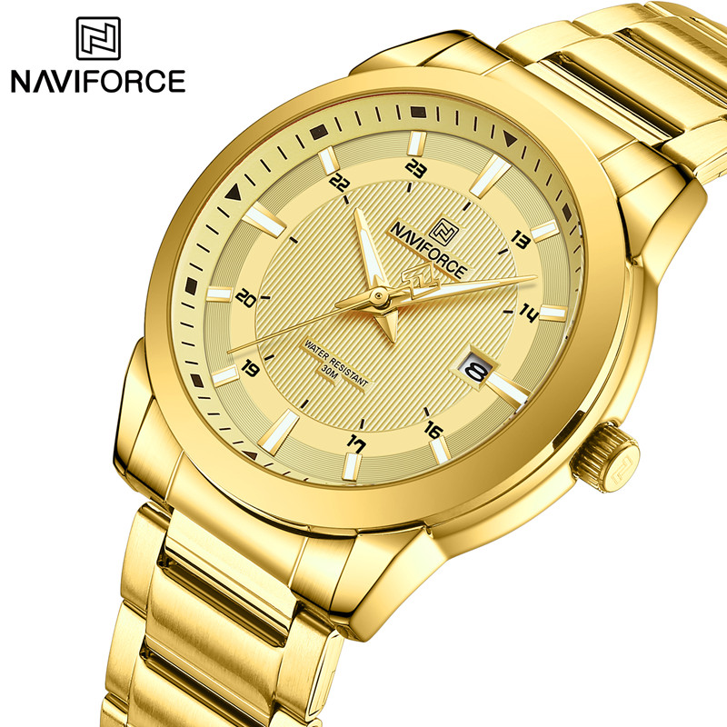 Luxury Watch Manufacturers - NAVIFORCE-relojes para hombre con correa de