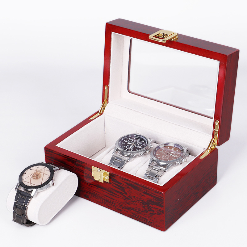 Caja de reloj de cuero PU de l - Luxury Watch Packaging Box reseña y precio