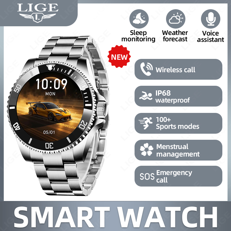 Reloj inteligente LIGE Busines - Luxury Watch Hd reseña y precio