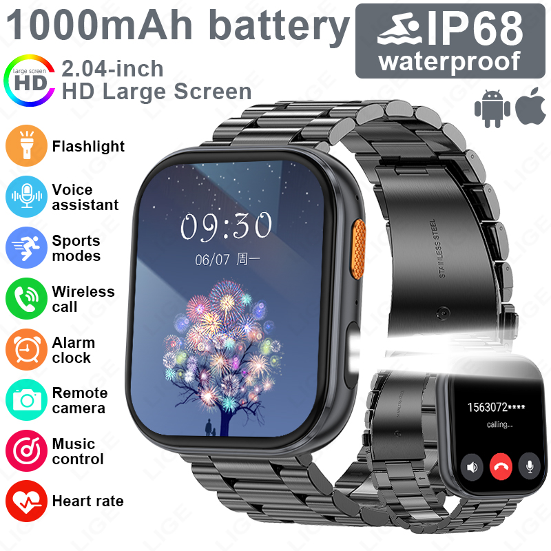 LIGE nuevo militar al aire lib - Luxury Watch Hd reseña y precio