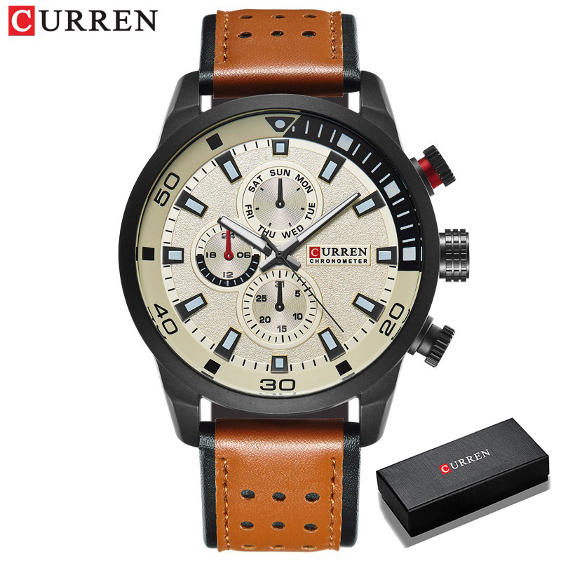 CURREN-reloj de lujo para homb - Luxury Watch Manufacturers reseña y precio