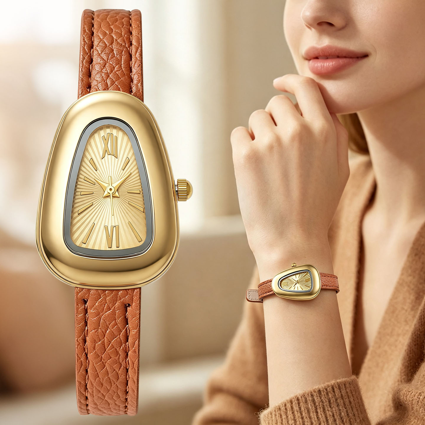 Relojes de Cuarzo Ovalados Irr - Watch Triangle Luxury reseña y precio