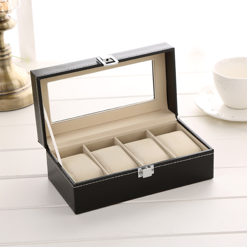 DELESYS Caja de reloj de PU de - Luxury Watch Packaging Box reseña y precio