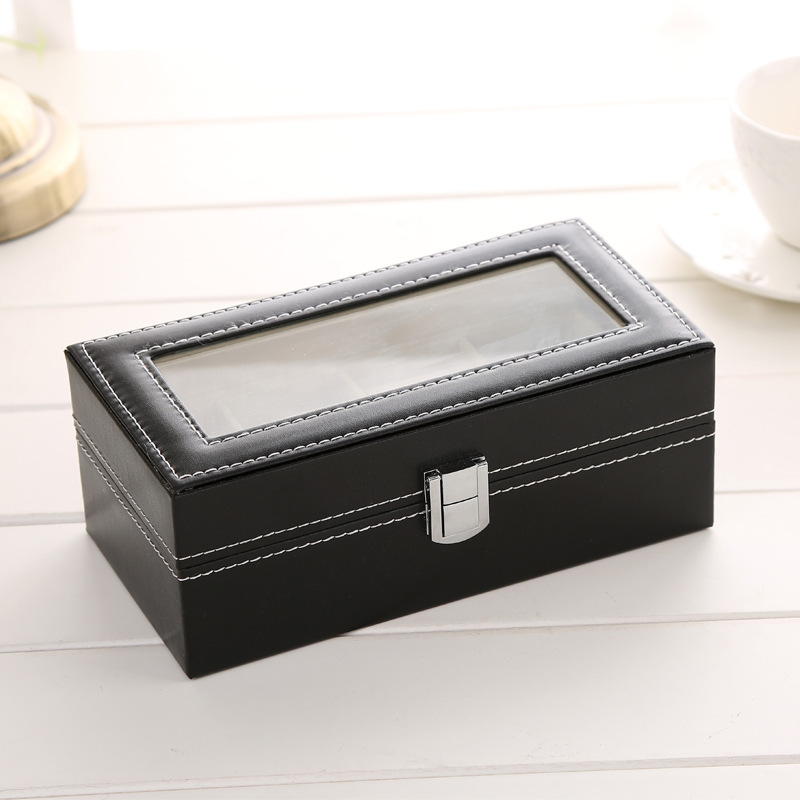 DELESYS Caja de reloj de PU de - Luxury Watch Packaging Box reseña y precio