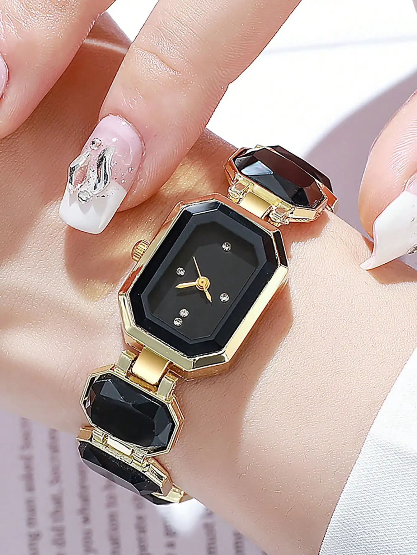 Reloj cuadrado para mujer, rel - Luxury Watch Diamond reseña y precio
