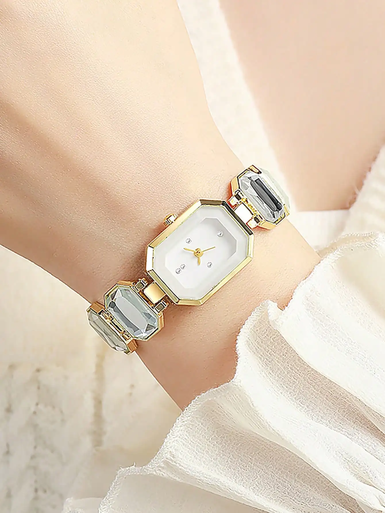 Reloj cuadrado para mujer, rel - Luxury Watch Diamond reseña y precio