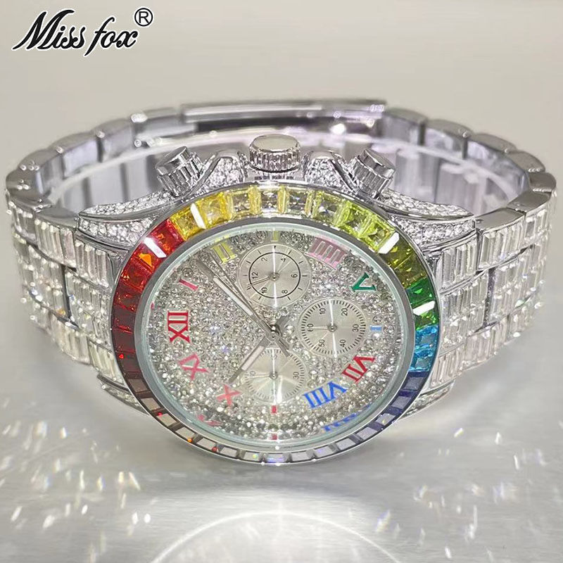 MISSFOX-Reloj de pulsera de lu - Luxury Watch Manufacturers reseña y precio