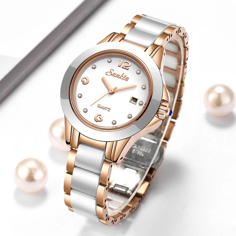 Reloj Sunkta de cuarzo informa - Luxury Watch Diamond reseña y precio