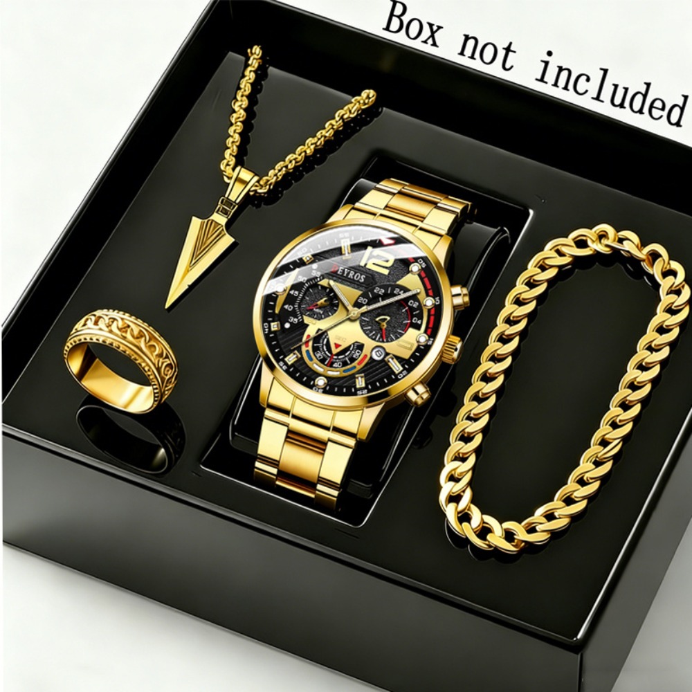 Juego de 4 piezas: Reloj de ho - Watch Triangle Luxury reseña y precio