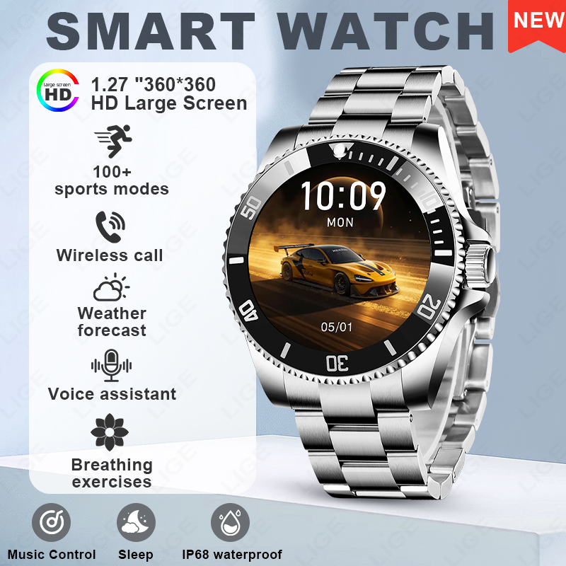 Reloj Inteligente LIGE de Lujo - Luxury Watch Hd reseña y precio