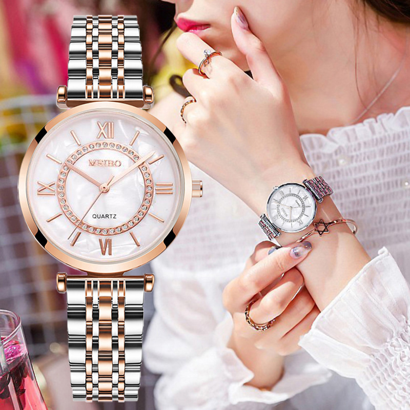Relojes de pulsera de cristal  - Luxury Watch Diamond reseña y precio