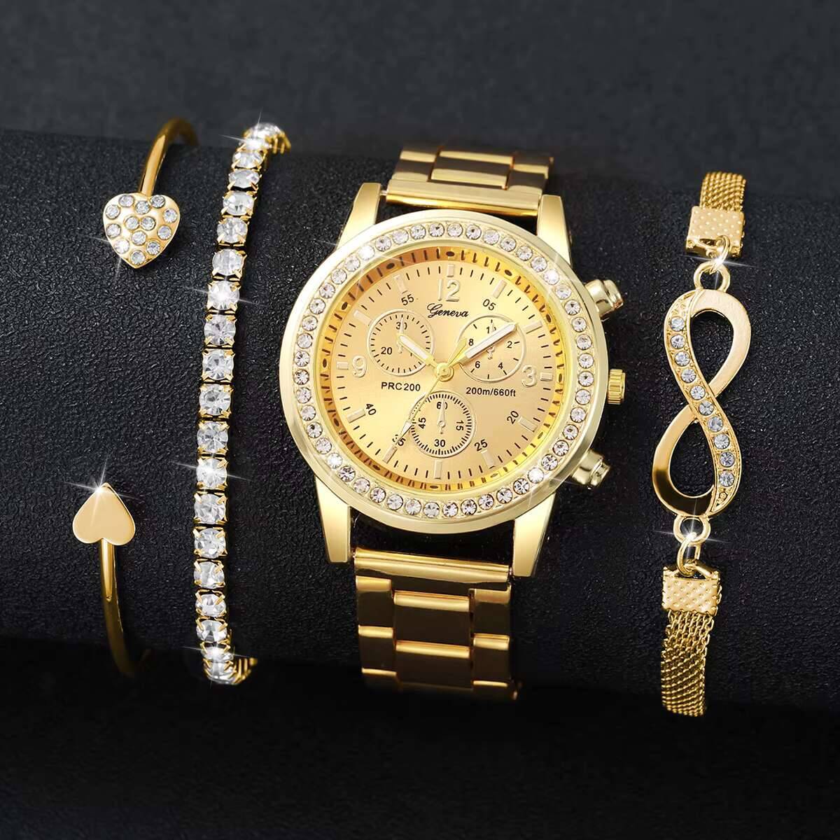 Juego de 4 relojes de lujo con - Luxury Watch Packaging Box reseña y precio