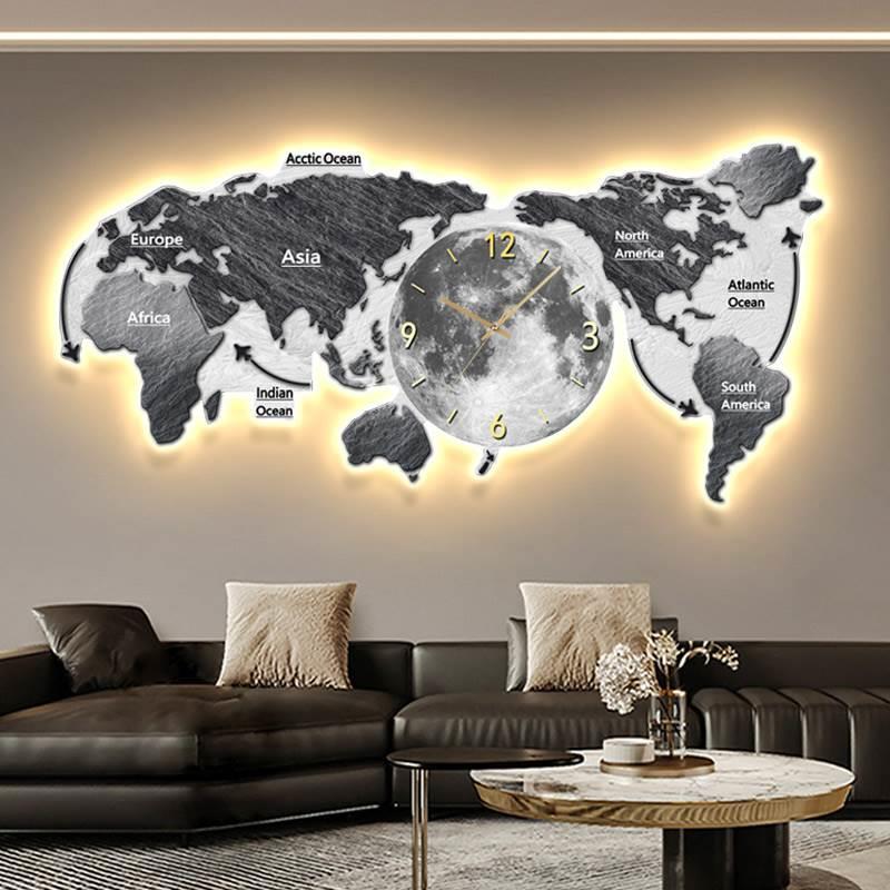 Reloj de Pared con Mapa del Mu - Luxury Watch House reseña y precio